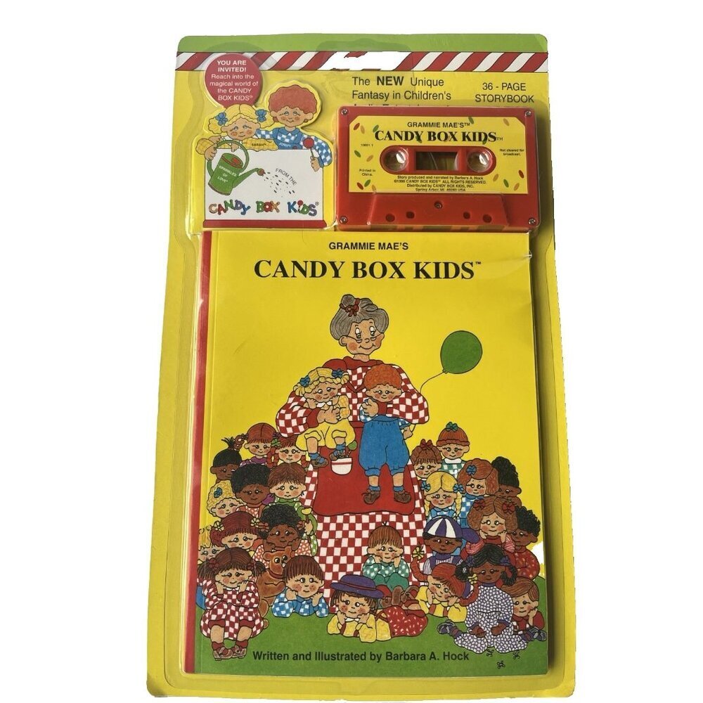 Vintage 1998 Sealed Grammie Mae's Candy Box Kids Storybook and Cassette Tape